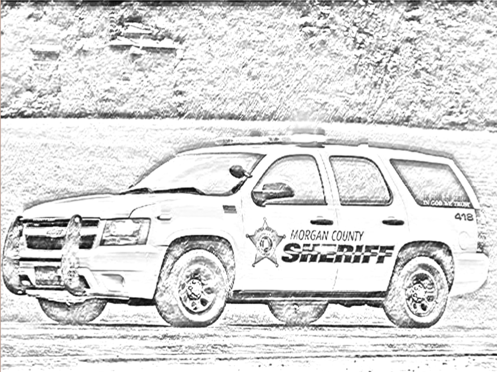 Sheriff Tahoe patrol vehicle